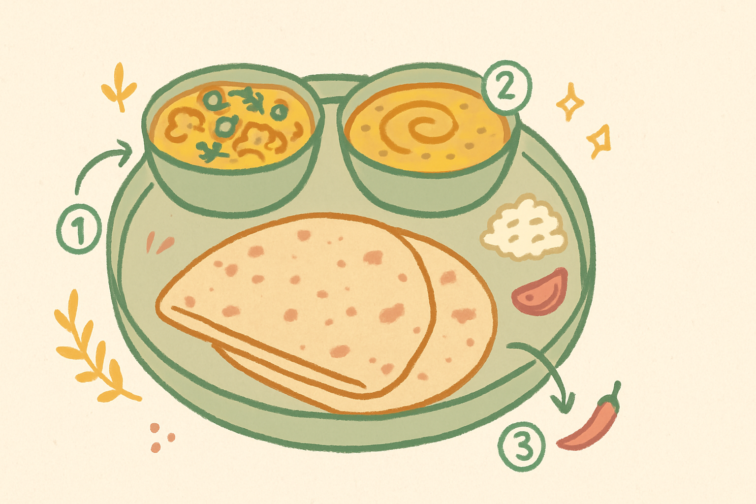 The Right Order to Eat Your Thali