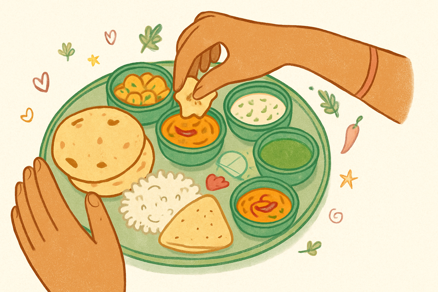 Why Eating With Your Hands Is Better for Digestion