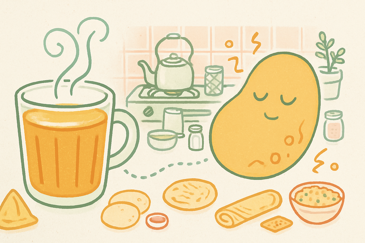 Why Chai on Empty Stomach Causes Acidity